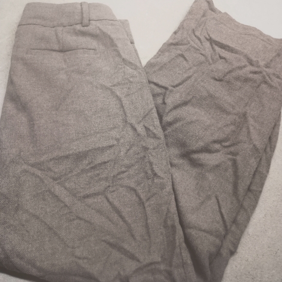 BANANA REPUBLIC WOMENS LADIES 10 WOOL PANTS TROUSERS FALL WINTER NEUTRAL $128 - Picture 1 of 5